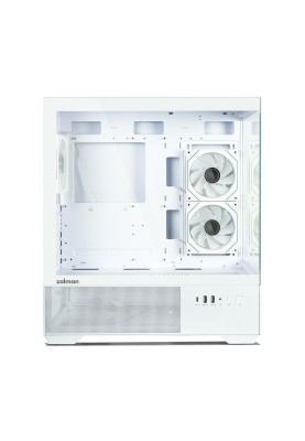 Zalman Корпус Chronix без БР, 1xUSB3.0, 1xUSB2.0, 1x Type C, 2x120мм ARGB Reverse, 1x120мм ARGB, VGA 410мм, LCS ready, TG Side/Front Panel, ATX, білий