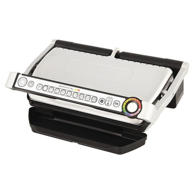 Tefal Гриль прижимний OptiGrill+ XL 2000Вт, темп. режимів-4, з`ємні пластини, метал