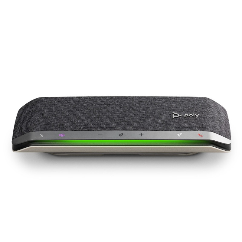 Poly Cпікерфон Sync 40, сертифікат Microsoft Teams, USB-A, USB-C, Bluetooth, сірий