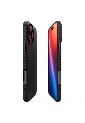 Spigen Чохол для iPhone 16 Pro, Liquid Air, Matte Black