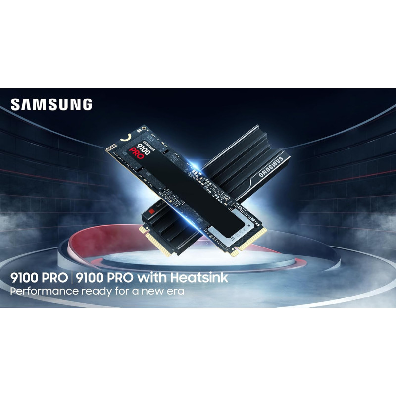 Samsung Накопичувач SSD Samsung M.2 1TB PCIe 5.0 9100PRO+ радіатор