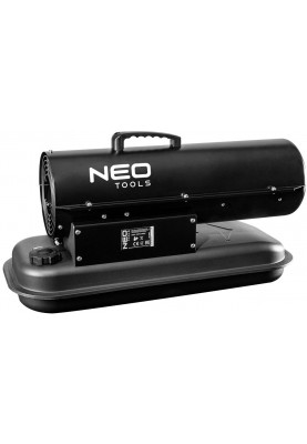 Neo Tools Теплова гармата дизель/гас, 20 кВт, 550 м3/год, прямого нагріву, бак 19л, витрата 1.9л/год, IPX4