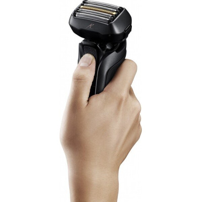 Panasonic Бритва електр. сіткова, 14000 об/хв, бритв.головок-5, Li-Ion, сух.+волог., тример, чорний