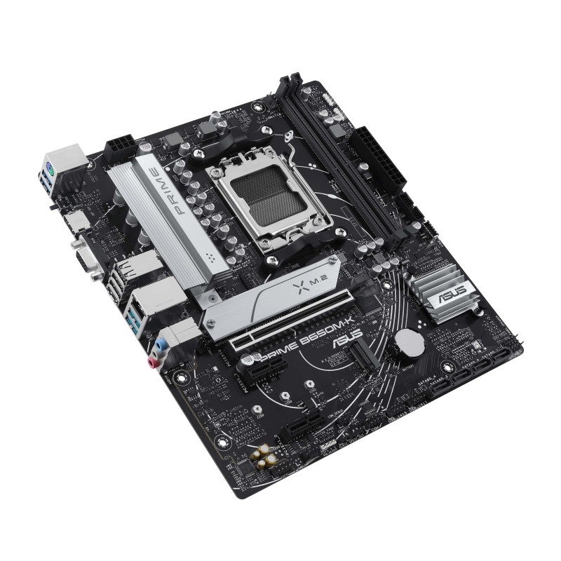 ASUS Материнcька плата PRIME B650M-K sAM5 B650 2xDDR5 M.2 HDMI D-Sub mATX