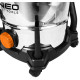 Neo Tools Професійний пилосос, 1400Вт, 18 кПа, контейнер 30л, HEPA, колеса, 5.92кг
