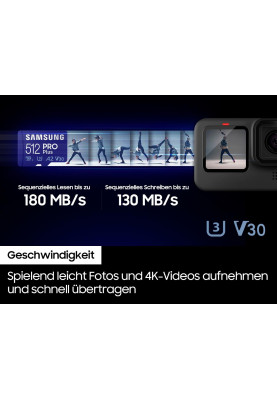 Samsung Карта пам'яті microSDXC 128GB C10 UHS-I R180MB/s PRO Plus