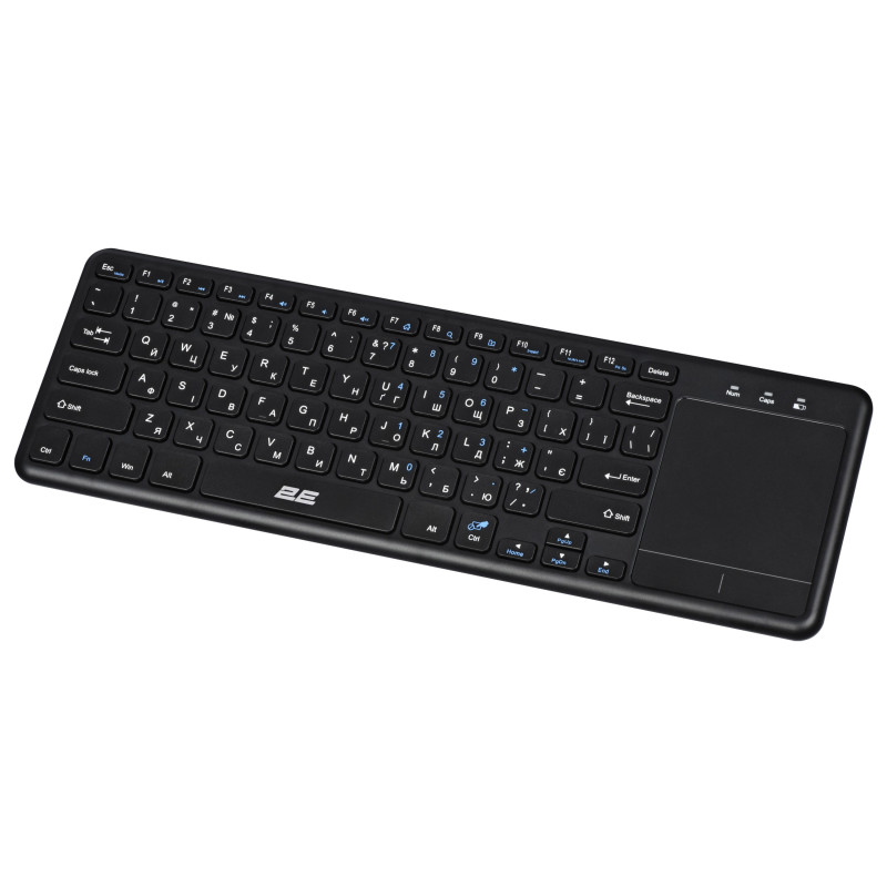 2E Клавіатура ножнична KT100 78key, WL, EN/UK, чорний