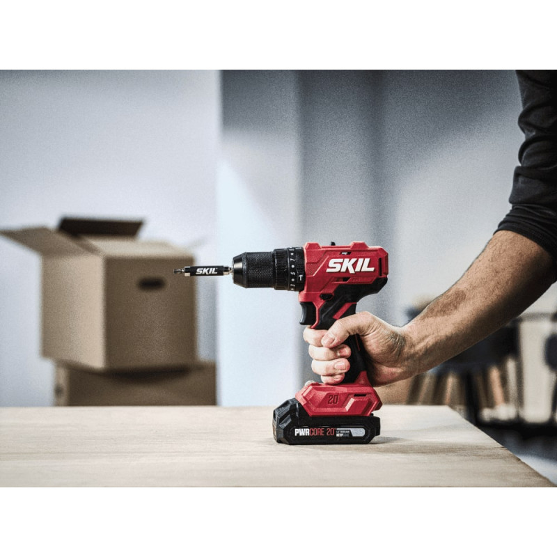 Skil Шурупокрут-дриль ударний акумуляторний 3021 HB 20В 2х2А·год 55Нм 450·1700об·хв 0.83кг кейс