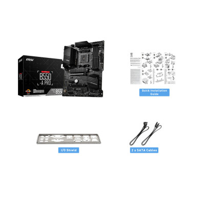 MSI Материнська плата B550-A PRO sAM4 B550 4xDDR4 HDMI DP ATX