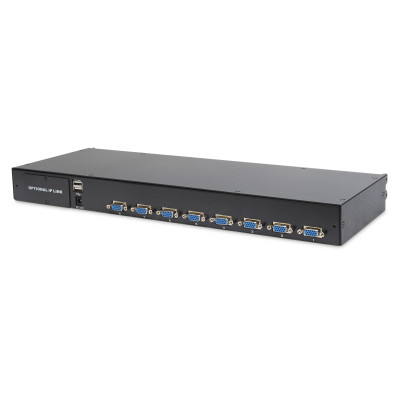 Digitus Консоль Modular 19" TFT, 8 port KVM, US keyboard, RAL 9005