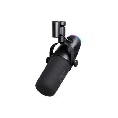 Cherry Xtrfy Мікрофон геймінговий NGALE X, Cardioid, USB-A, 2м, RGB, чорний