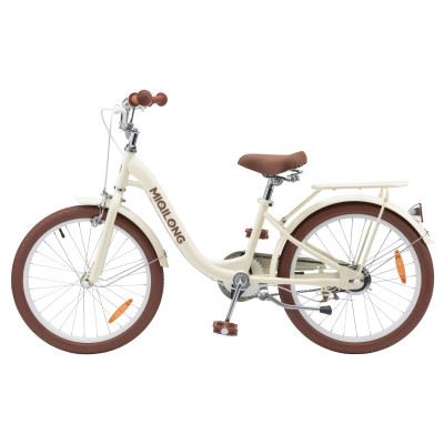 Miqilong Дитячий велосипед LS 20" бежевий