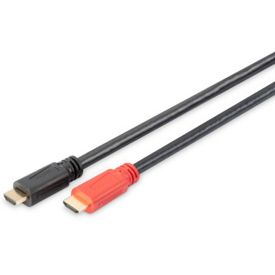 Digitus Кабель HDMI UHD 4K, w/Ethernet/Amplifier, type A M/M[15 m (AK-330118-150-S)]