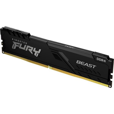 Kingston Пам'ять ПК DDR4 32GB KIT (16GBx2) 3733 FURY Beast Black