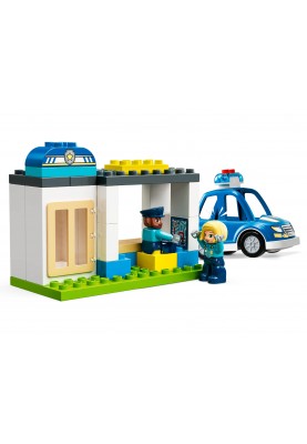 LEGO Конструктор DUPLO Town Поліцейська дільниця та гелікоптер