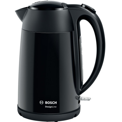 Bosch Електрочайник, 1.7л, метал, чорний