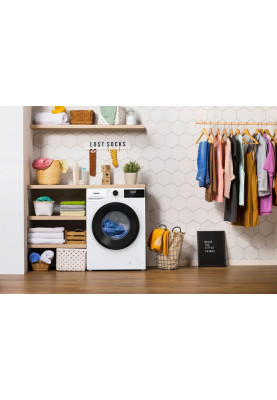 Gorenje Пральна машина Gorenje W1NHPI60SCS/P фронтальна, 6кг, 1000, A+++, 43.5см, дисплей, пара, інвертор, білий
