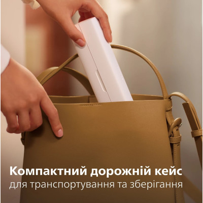 Philips Щітка зубна електр., Sonicare 6100 Series, 62т. колів/хв, насадок-1, футляр, блакитний