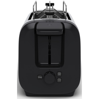 Tefal Тостер Subito 1100Вт, розморожування, щипці, нерж. сталь, чорний