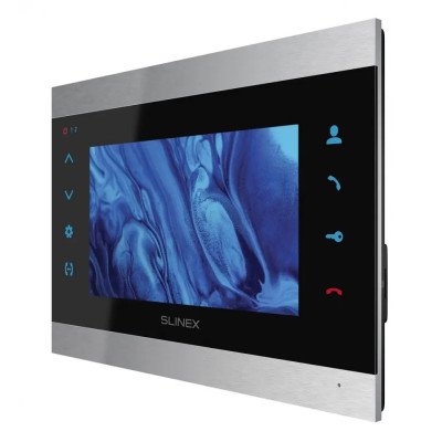 Slinex Відеодомофон SL-07N Cloud, IPS 7", детектор руху, переадресація, сріблястий чорний