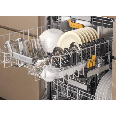 Whirlpool Посудомийна машина вбудовувана, 14компл., A+++, 60см, дисплей, 3й кошик, білий