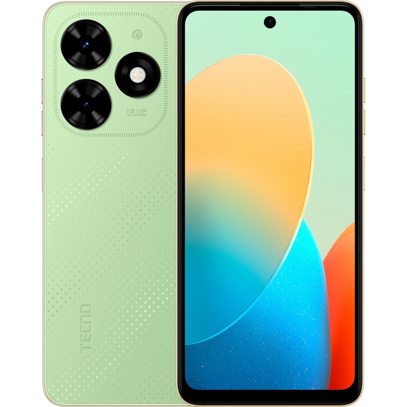 TECNO Смартфон Spark Go 2024 (BG6) 6.56" 4/64ГБ, 2SIM, 5000мА·год, Magic Skin Green