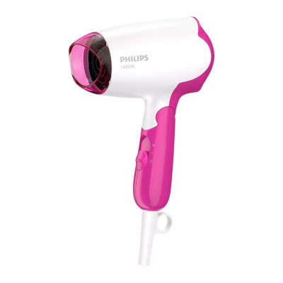 Philips Фен Essential Care дорожній, 1400Вт, 2 режими, рожевий