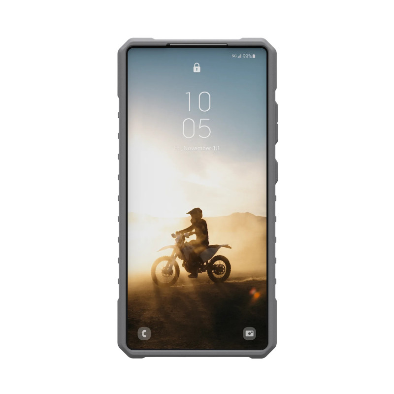 UAG Чохол+ремінець для Samsung Galaxy S25 Ultra, Pathfinder Clear with Magnet Bundle, Active Neon Lanyard