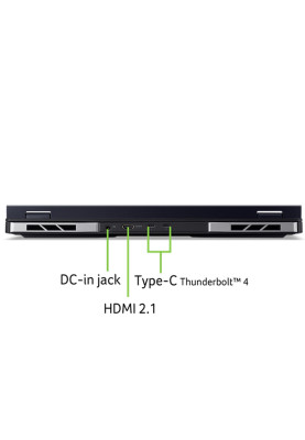 Acer Ноутбук Predator Helios Neo 18 PHN18-71 18" WQXGA IPS, Intel i7-14700HX, 16GB, F1TB, NVD4070-8, Lin, чорний