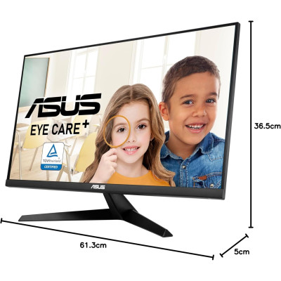 ASUS Монітор 27" VY27UQ 2xHDMI, DP, MM, IPS, 3840x2160, sRGB 99%, AdaptiveSync, HDR10