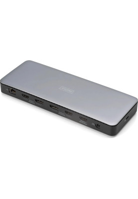 Digitus Док-станція USB-C > 3xHDMI/2xDP/4xUSB-A/USB-C/RJ45/DC/Audio