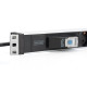 Digitus Блок розеток 1U, 6xSchuko, 16A, 250V, автомат, вилка Schuko