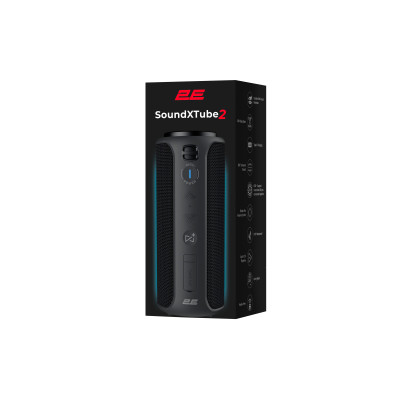 2E Акустична система SoundXTube2 TWS, MP3, Wireless, Waterproof Black
