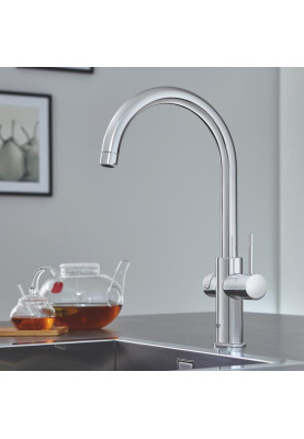 Grohe Комплект змішувача для кухні Red Duo та бойлерна система M розміру