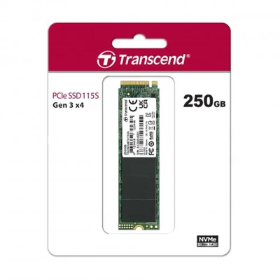 Transcend Накопичувач SSD Transcend M.2 250GB PCIe 3.0 MTE115S Transcend Накопичувач SSD Transcend M.2 250GB PCIe 3.0 MTE115S