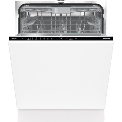 Gorenje Посудомийна машина вбудовувана, 16компл., A+++, 60см, AquaStop, автоматичне відчинення, сенсорн.упр, 3 кошики, білий