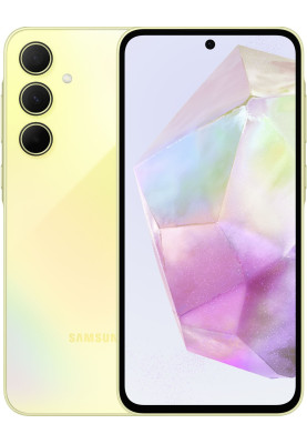 Samsung Смартфон Galaxy A35 5G (A356) 6.6" 8/256ГБ, 2SIM, 5000мА•год, лимонний
