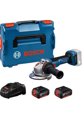 Bosch Шліфмашина кутова акумуляторна GWS 18V-11 125мм 18В 2x5А·год 0-9000об·хв 1.7кг кейс ЗП GAL1880CV