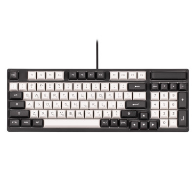 Akko Клавіатура механічна 3098S Dracula 98Key, CS Silver, USB-A, Hot-swappable, EN/UKR, RGB, Чорний