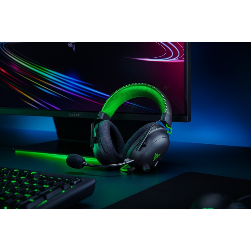 Razer Гарнітура Blackshark V2 + USB Mic Enhancer SE Black/Green