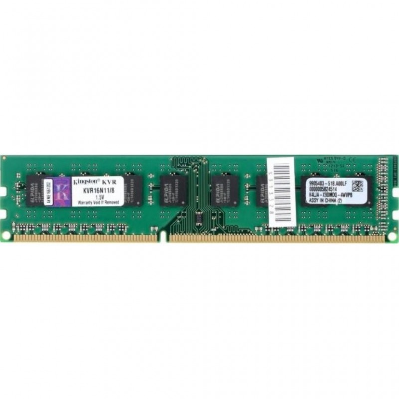 Kingston Пам'ять ПК DDR3 8GB 1600 1.5V