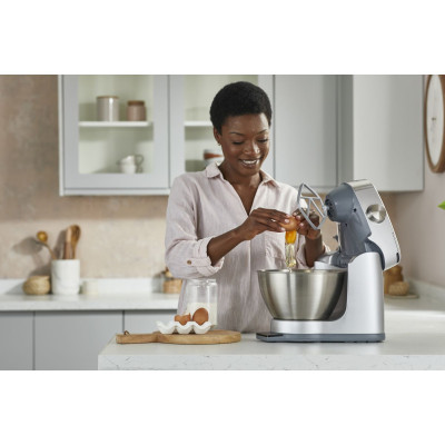 Kenwood Кухонная машина Prospero, 1000Вт, чаша-метал, корпус-пластик, насадок-7, срібний