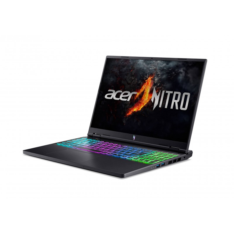 Acer Ноутбук Nitro 16 AN16-73 16" WQXGA IPS, Intel i7-14650HX, 32GB, F1TB, NVD4060-8, Lin, чорний