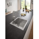 Grohe Мийка кухонна K700, нерж.сталь, прямокут., без крила, 550x450x200мм, чаша - 1, уніврсальна, нержавіюча сталь