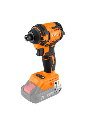 Neo Tools Гайковерт ударний Energy+ 18В безщітковий 3600об·хв 300Нм 1/4" 4 швидкості 0.85кг без АКБ та ЗП