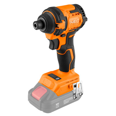 Neo Tools Гайковерт ударний Energy+ 18В безщітковий 3600об·хв 300Нм 1/4" 4 швидкості 0.85кг без АКБ та ЗП
