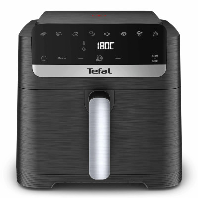 Tefal Мультипіч Tefal Easy Fry Mega Compact, 1700Вт, чаша-7.5л, сенсорне керув., 8 програм, пластик, чорний