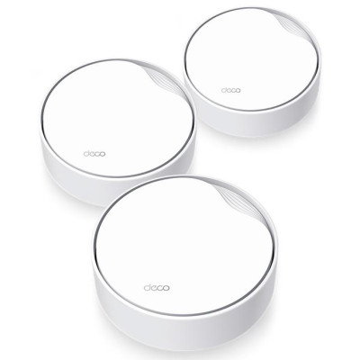 TP-Link Маршрутизатор DECO X50 PoE 3PK AX3000 1xGE LAN/WAN 1x2,5GE LAN/WAN MU-MIMO OFDMA MESH