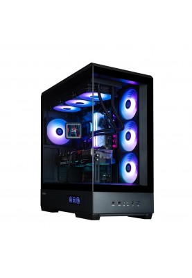 Zalman Корпус P50 DS без БР, 2xUSB3.0, 1xUSBType-C, 4x120мм ARGB, VGA 435мм, LCS ready, TG Side Panel, ATX, чорний