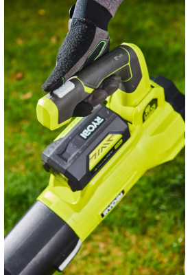 Ryobi Повітродув садовий акумуляторний Max Power RY36BLXA-140P 36В акб 1х4А·год ЗП 176км/год 3.5кг